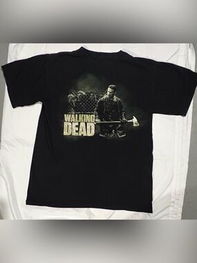 Vintage The Walking Dead “It’s Axing Time” Black T-Shirt Mens Sz:Medium